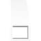 Ekena Millwork 3 1/2-in. W x 8-in. D x 8-in. H Legacy Architectural Grade PVC Knee Brace BRCP035X08X08LEC - alternate 6